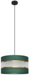Helam Lustră pe cablu HELEN 1xE27/15W/230V d. 35 cm verde/auriu (HE1550)