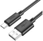 hoco. X88 USB / Type-C töltő- és adatkábel, 3A, fekete - speedshop