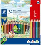 STAEDTLER Noris Colour Háromszögletű színes ceruza készlet (18+6 db / csomag) (187 C18P1) (187 C18P1)