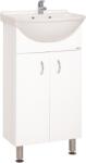 Keramia Fürdőszobaszekrény mosdóval Keramia Pro 43x85x34, 5 cm fehér lesk PRO45DV (PRO45DV)