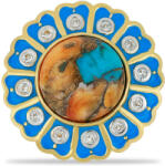  Osztrigaturkiz Gyűrű - Arannyal Bevont Ezüst - 7.59 Karát