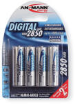 ANSMANN Akkumulátor - Ansmann Mignon 4xAA Type 2850 min 1, 2V / 2650 mAh DIGIT (07522)