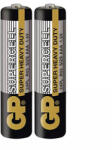 GP Batteries Cink-szén elem, AAA (LR03), AAA, 1.5V, GP, fólia, 2 db, Supercell, 2 csomag, Supercell