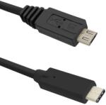 Qoltec Cablu USB 3.1 tip C, Tata Micro USB 2.0 B tata, 1, 2 m (50476) - pcone