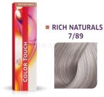 Wella Color Touch Rich Naturals professzionális demi-permanent hajszín többdimenziós hatással 7/89 60 ml