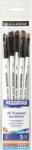 Daler-Rowney Graduate Multi-Technique Brush Synthetic Ecsetkészlet 5 db (212550008)