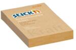 STICK N Öntapadó jegyzettömb, 76x51 mm, 100 lap, STICK N "Kraft Notes", barna (SN21638) - jatekotthon
