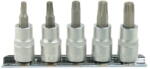 GEKO Bitkészlet torx 5db 3/8" T25 - T50 G13560 (G13560)