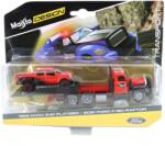 Maisto Transportor si masinuta Maisto Design, Elite Transport, 1953 B-61 Mack Flatbed si 2021 Ford Raptor, 1: 64