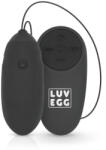 LUV EGG - носимо акумулаторно, безжично вибриращо яйце (черно) - lovesexshop