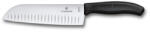 Victorinox Swiss Classic santoku kés, barázdált pengével (17 cm) fekete (6_8523_17B)