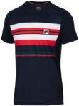 Fila T-Shirt Sean - fila navy/white/fila red stripe - Kék