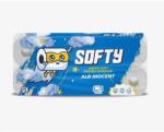 SOFTY Hartie igienica, 2 straturi, alba, 10 role/set, SOFTY (MGT00251)