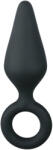 EasyToys - plug anal cu inel - mărime medie - negru