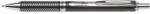 Pentel Zseléstoll, 0, 35 mm, nyomógombos, fekete tolltest, PENTEL "EnerGel BL-407" fekete, ajándék kék tollbetéttel (PENBL407A) - pritone