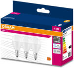 OSRAM 3db LED izzó Gömb E14 P45 7W = 60W 806lm 6500K Hideg 200° OSRAM érték (4058075476325)