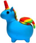 Black Sheep Bong silicon/sticla Urban Crew cu apa Unicorn Rasta blue 12cm
