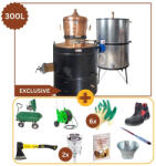 Fabricadetuica [Pachet Promo] Gospodarul Profesionist, Cazan 300 Litri Exclusive + Accesorii