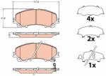 TRW set placute frana, frana disc TRW GDB2222 (GDB2222)