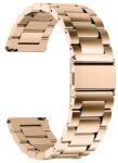gigapack Pótszíj (univerzális, 20 mm, rozsdamentes acél, állítható, pillangó csat) ROZÉARANY Huawei Watch GT 2 42mm, Samsung Galaxy Watch Active 2 44mm (SM-R820N), Samsung Galaxy Watch Active 2 40mm ( (GP-1298