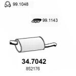 ASSO Toba esapament finala ASSO 34.7042 (34.7042) - automobilus