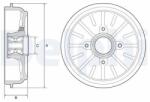 DELPHI Tambur frana DELPHI BFR576 (BFR576)