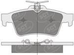 Sct - Mannol set placute frana, frana disc SCT - MANNOL SP 357 PR