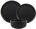 Heinner Serviciu masa ceramica 18 piese Heinner Imperial, Art of Dining, 6 farfurii intinse 27 cm + 6 farfurii desert 19 cm + 6 boluri 16 cm, Alb cu detalii aurii (HR-WDF-18N) Serviciu de masa