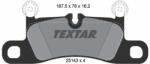 TEXTAR set placute frana, frana disc TEXTAR 2514301 (2514301)