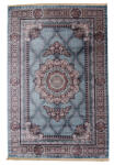 Bakhtar Gépi perzsa szőnyeg türkiz kék Tabriz 200x300 klasszikus nappali szőnyeg (1009Tk200300)