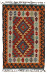 Bakhtar Kilim szőnyeg Chobi 84x124 kézi szövésű afgán gyapjú kilim (103065)
