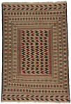 Bakhtar Nomád Kilim szőnyeg Adarskan 123x184 Kelim falvédő szőnyeg (100790)