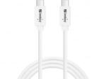 Sandberg USB-C - USB-C (USB 3.1 Gen 2) kábel 100W fehér 1m (136-53) (136-53)