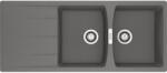 Franke Centro chiuvetă din granit 116x50 cm gri/grafit/onix 114.0710. 235 (1140710235) Chiuveta