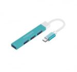 Promate USB-C 4in1 HUB kék (LITEHUB-4. BLUE)