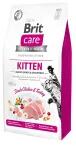 Brit Care Cat GF Kitten Friss Csirke pulykával 2kg