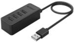 ORICO 4 portos USB 2.0 HUB (ORICO-W5P-U2-030-BK)