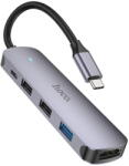 hoco. Docking Station HB27 Metal Gray (KF2314262) - vexio