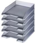 Herlitz Tavita corespondenta A4-C4 clasic gri translucid 5 buc/set Herlitz PCK9475540 (PCK9475540)