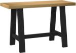 vidaXL íróasztal NOAIN A alakú lábak 120x50x75 cm tömör fa fenyőfa (4100039) - vidaxl