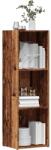 vidaXL antik fa színű szerelt fa könyvszekrény 36 x 30 x 114 cm (855774) - vidaxl