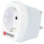 SKROSS Adaptor Priza EU - UK, Skross, Alb (ADAPT-PLUG-EU/UK/BX-SKRS)