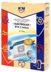 K&M Sac Aspirator Electrolux Xio, Sintetic, 4 x Saci + 1 Filtru, K&M (DUSTBAG-E14-SYN-K&M)