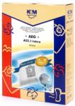 K&M Sac Aspirator AEG Gr 22 / 24 / 25, Sintetic, 4 Saci + 1 Filtru, K&M (DUSTBAG-A22-SYN-K&M)