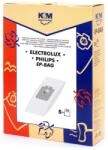 K&M Sac Aspirator Electrolux-Philips Universal (s-bag), Hartie, 5 x Saci, K&M (DUSTBAG-EP-PAP-K&M)