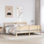 vidaXL tömör fenyőfa ágykeret fejtámlával 180 x 200 cm (3306092)
