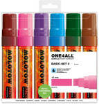MOLOTOW Set de markere Molotow ONE4ALL 627HS Basic-Set 2, 6 buc (MLW118)