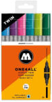MOLOTOW Set de markere Molotow ONE4ALLâ„¢ ACRYLIC TWIN Basic-Set 2, 6 buc (MLW681)