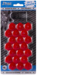  Kerékanya kupak - kerékcsavar kupak piros 17 mm 21 db (J-Tec)