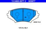 ATE set placute frana, frana disc ATE 13.0460-5877.2